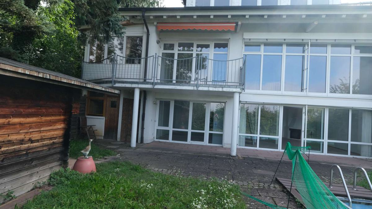Hausansicht Garten
