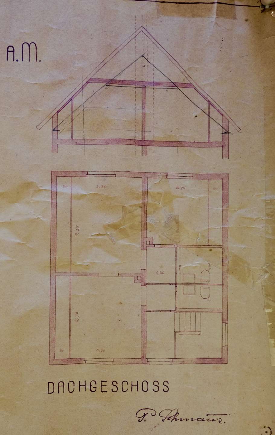 Grundriss Dachgeschoss
