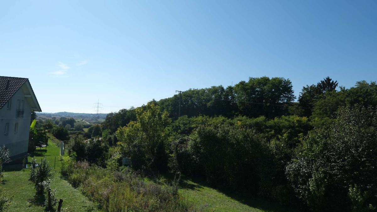 Ausblick Balkon Dachgeschoss